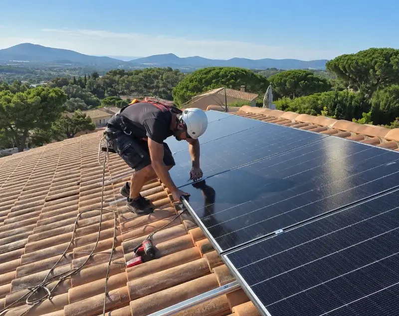 Installateur panneaux solaires Loge-Fougereuse — pose photovoltaïque sur toiture