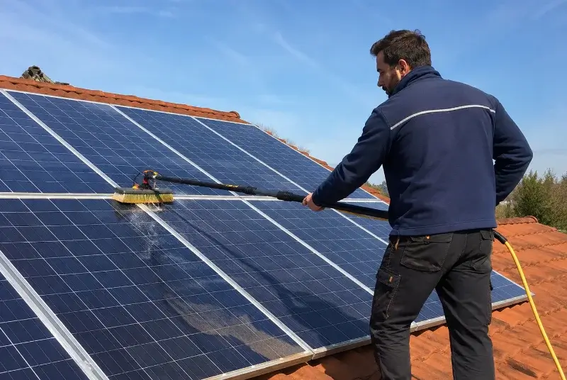 Nettoyage et entretien de panneaux solaires à Loge-Fougereuse